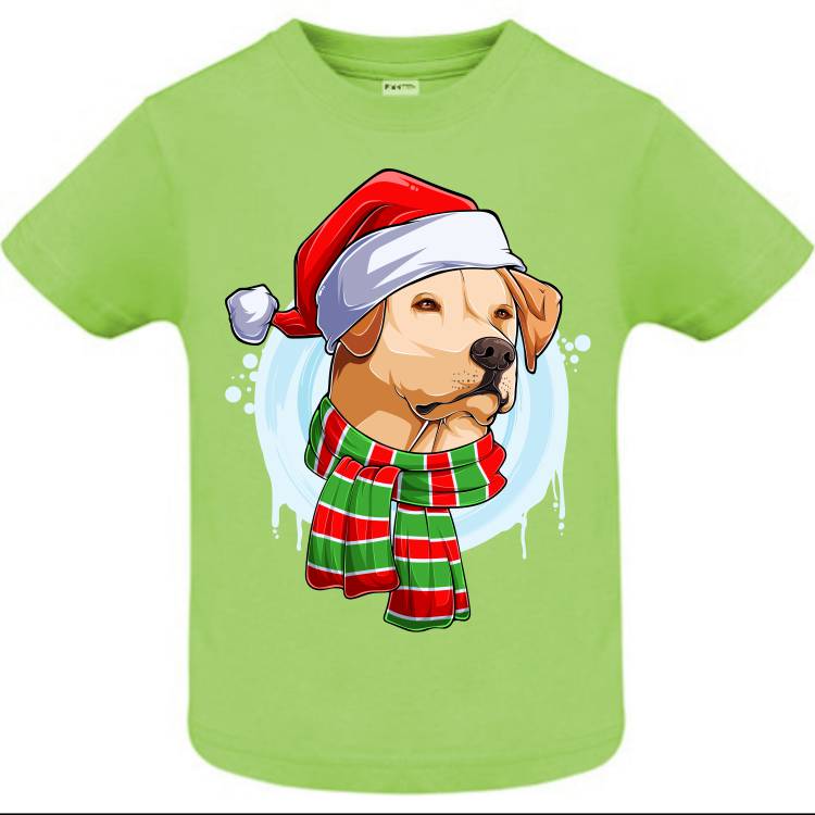 Tricou copii - Labrador de Crăciun