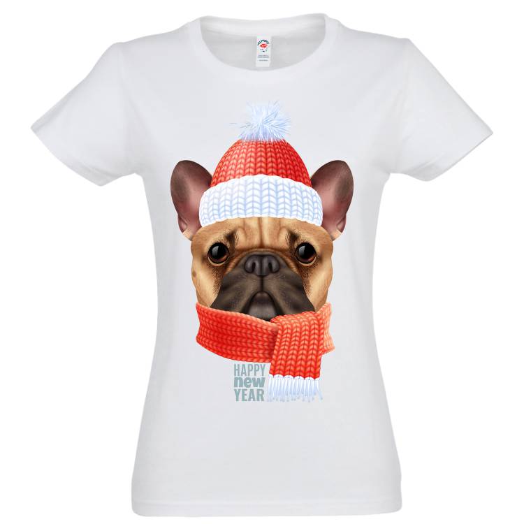 Tricou damă - New Year Bulldog