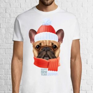 Tricou bărbat - New Year Bulldog