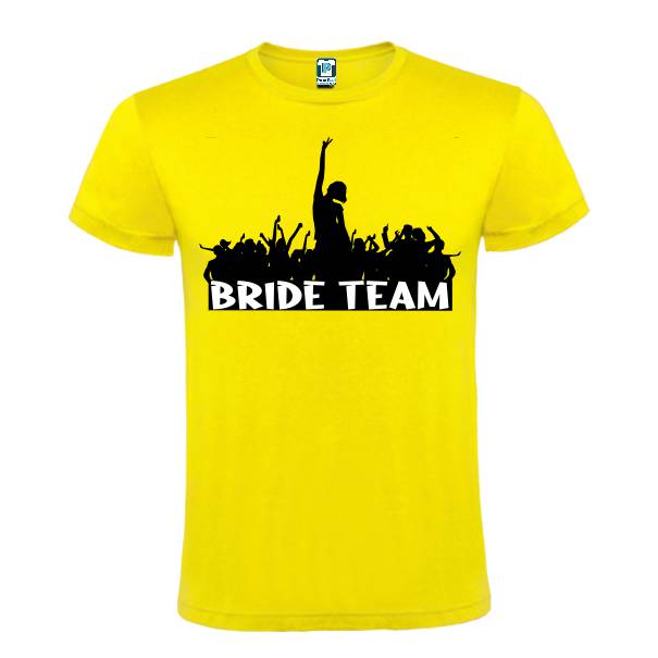 Ești tipul cool care face parte din echipa miresei, atunci poartă echipamentul miresei: tricou bărbat „Bride Team”. Tricou bărbat - Bride Team