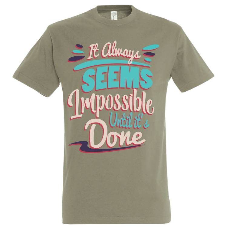 Tricou bărbat - Seems Impossible