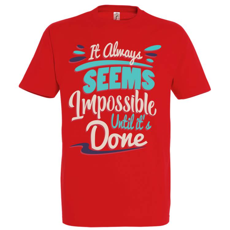 Tricou bărbat - Seems Impossible
