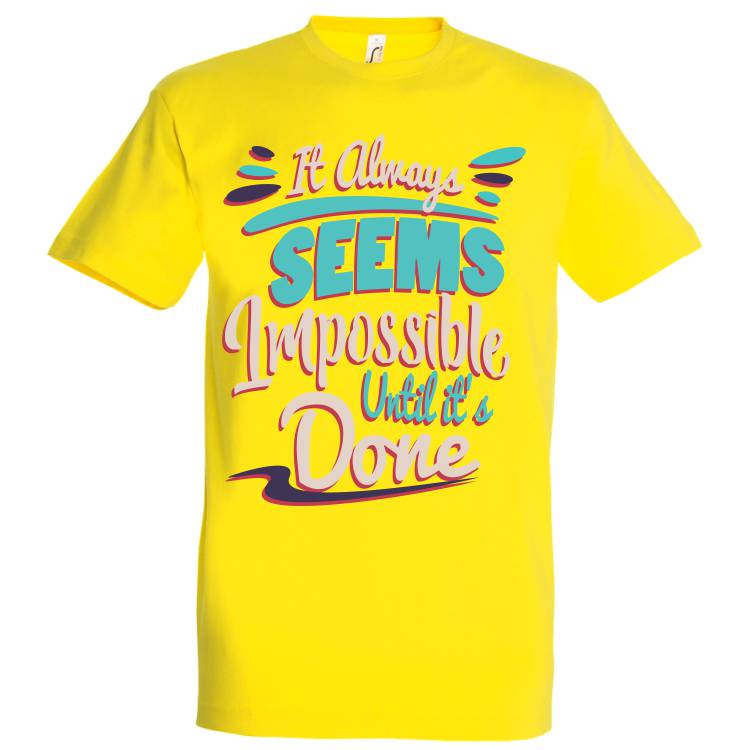 Tricou bărbat - Seems Impossible