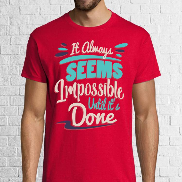 Tricou bărbat - Seems Impossible