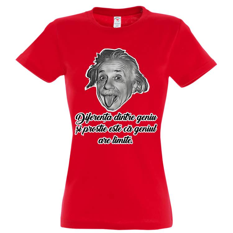 Tricou damă - Einstein - Prostie
