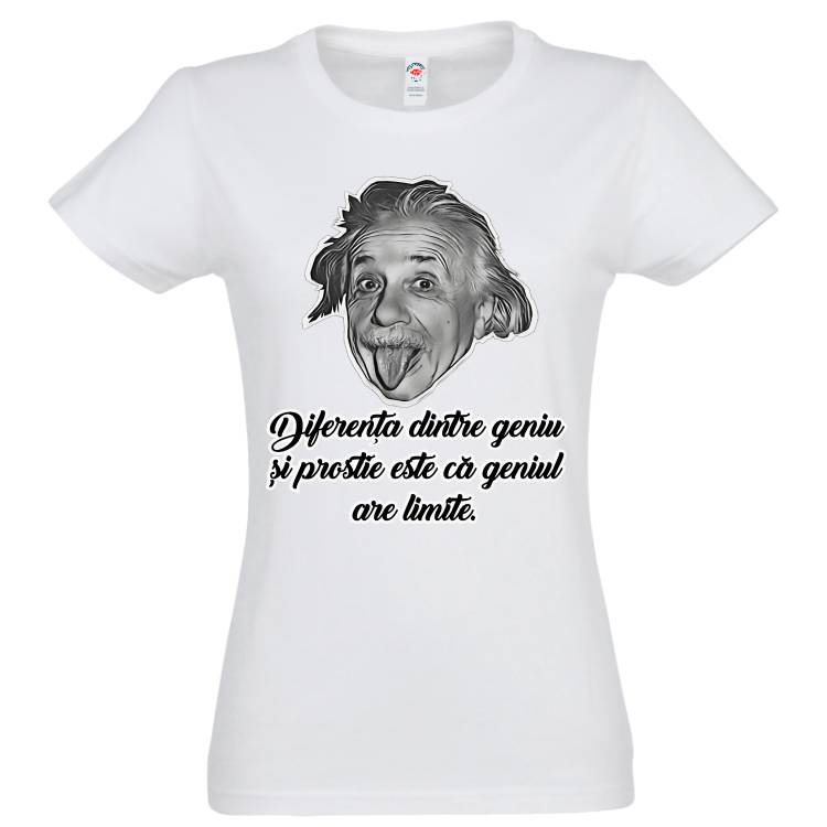 Tricou damă - Einstein - Prostie