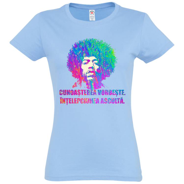 Tricou damă - Citat Jimi Hendrix