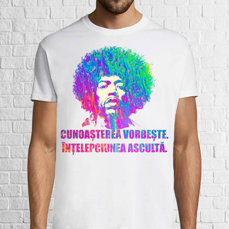 Tricou bărbat - Citat Jimi Hendrix