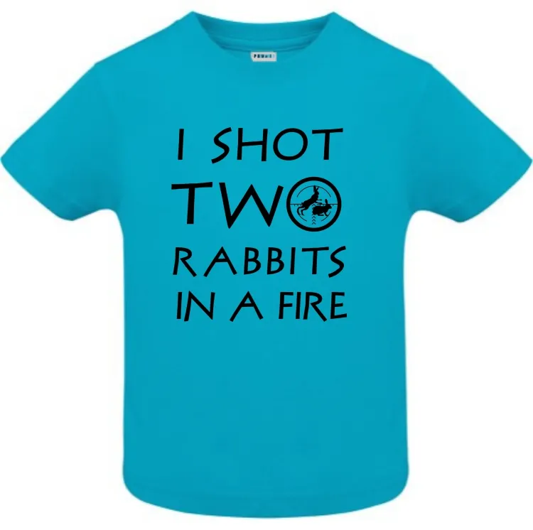Tricou copii - Two Rabbits