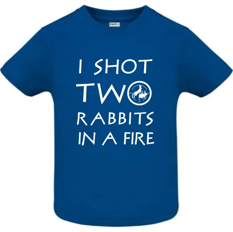 Tricou copii - Two Rabbits