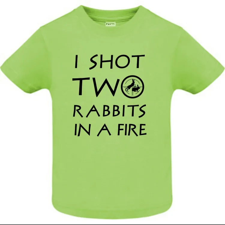 Tricou copii - Two Rabbits