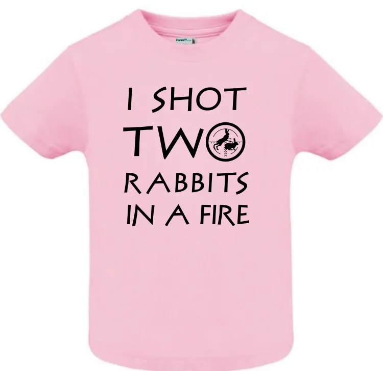 Tricou copii - Two Rabbits