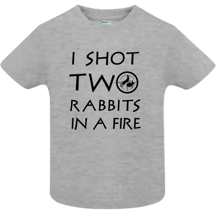 Tricou copii - Two Rabbits