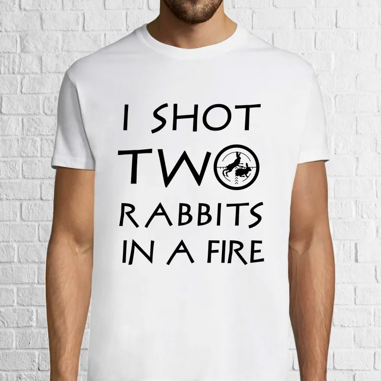Tricou bărbat - Two Rabbits