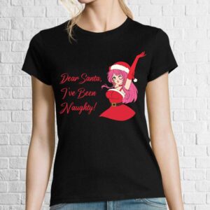Tricou damă - Naughty Santa Girl