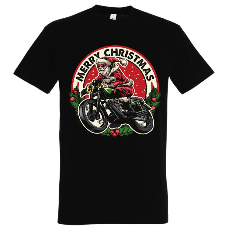 Tricou bărbat - Motorcycle Santa