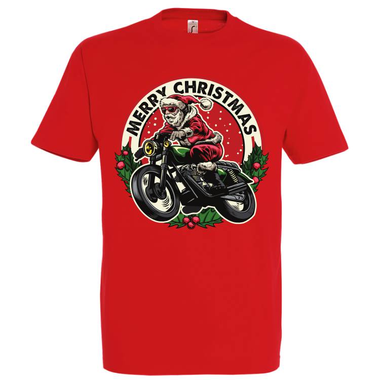 Tricou bărbat - Motorcycle Santa