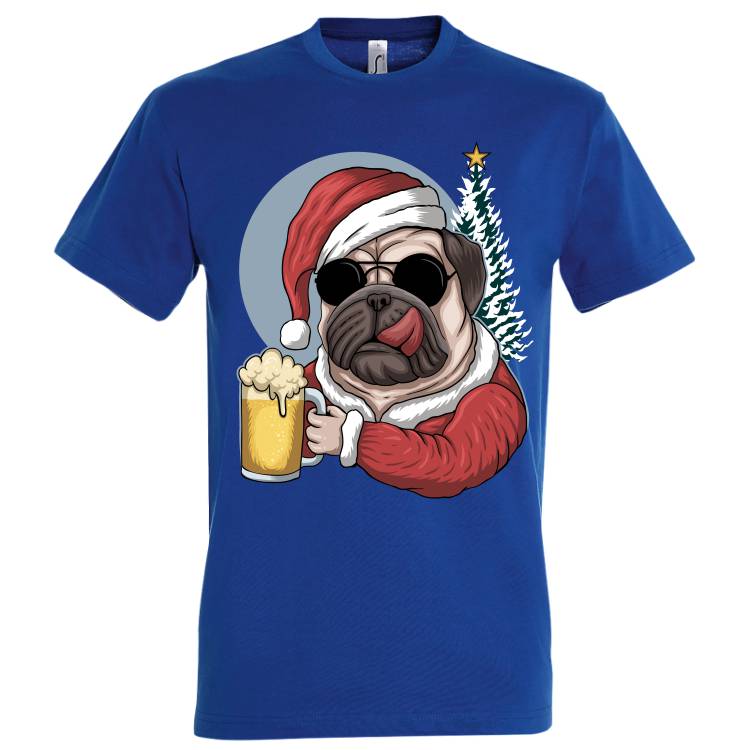 Tricou bărbat - Christmas Beer PUG