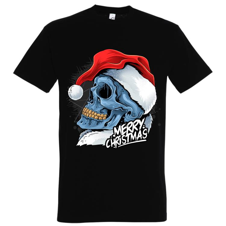 Tricou bărbat - Christmas Skull