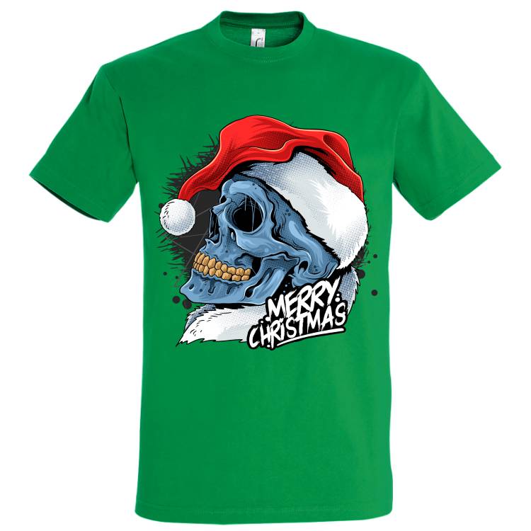 Tricou bărbat - Christmas Skull