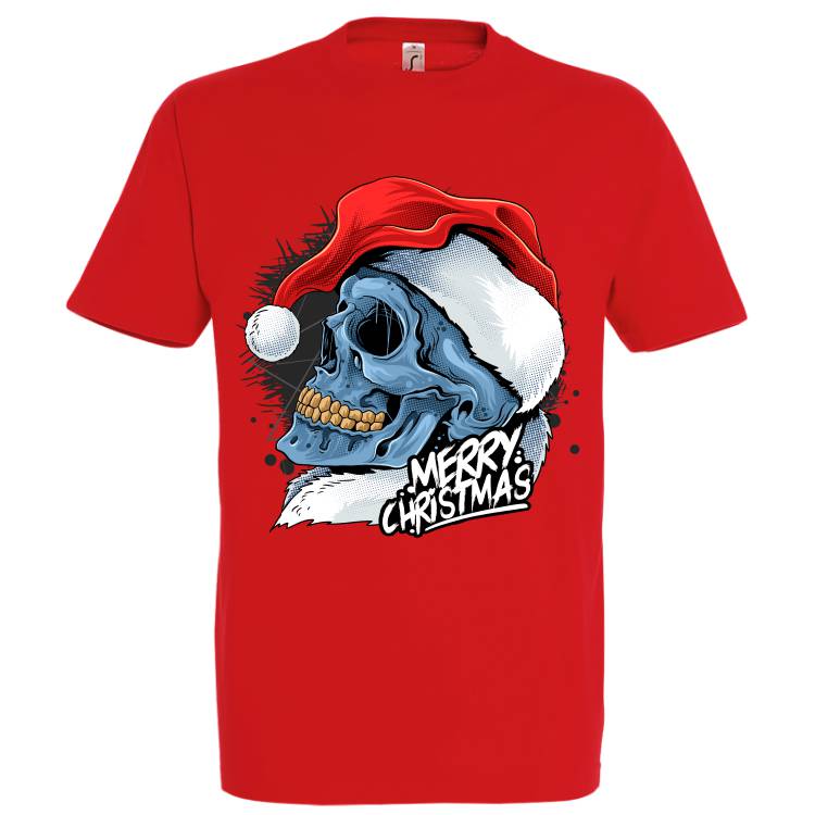 Tricou bărbat - Christmas Skull
