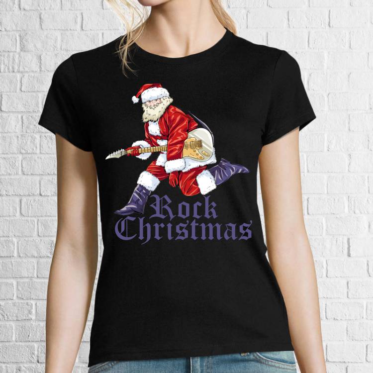 Tricou damă - Rock Christmas