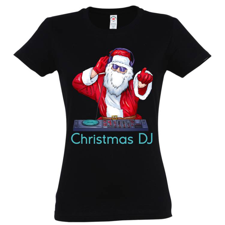 Tricou damă - Christmas DJ
