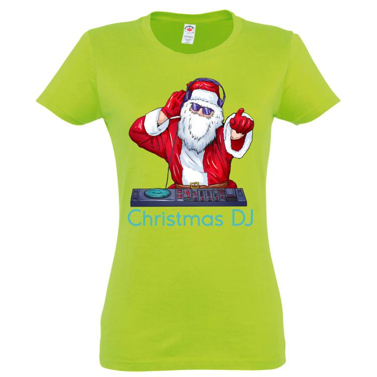 Tricou damă - Christmas DJ