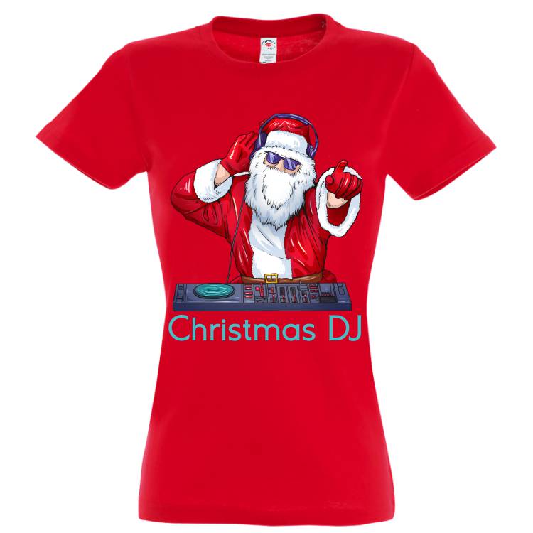 Tricou damă - Christmas DJ
