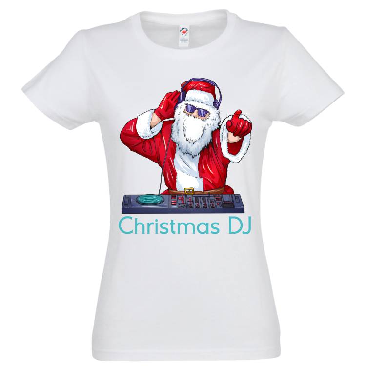 Tricou damă - Christmas DJ