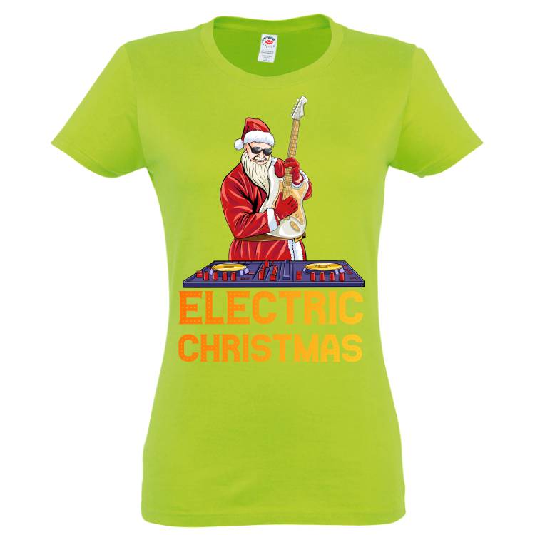 Tricou damă - Electric Christmas