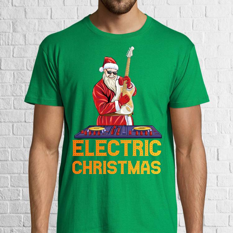 Tricou bărbat - Electric Christmas