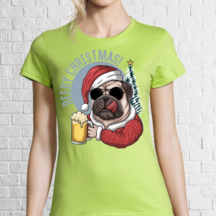 Tricou damă - Beery Christmas