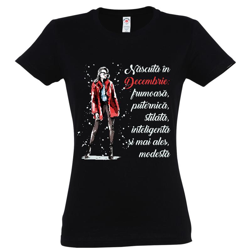 Tricou damă - Modestă în Decembrie