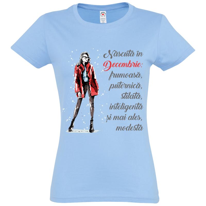 Tricou damă - Modestă în Decembrie