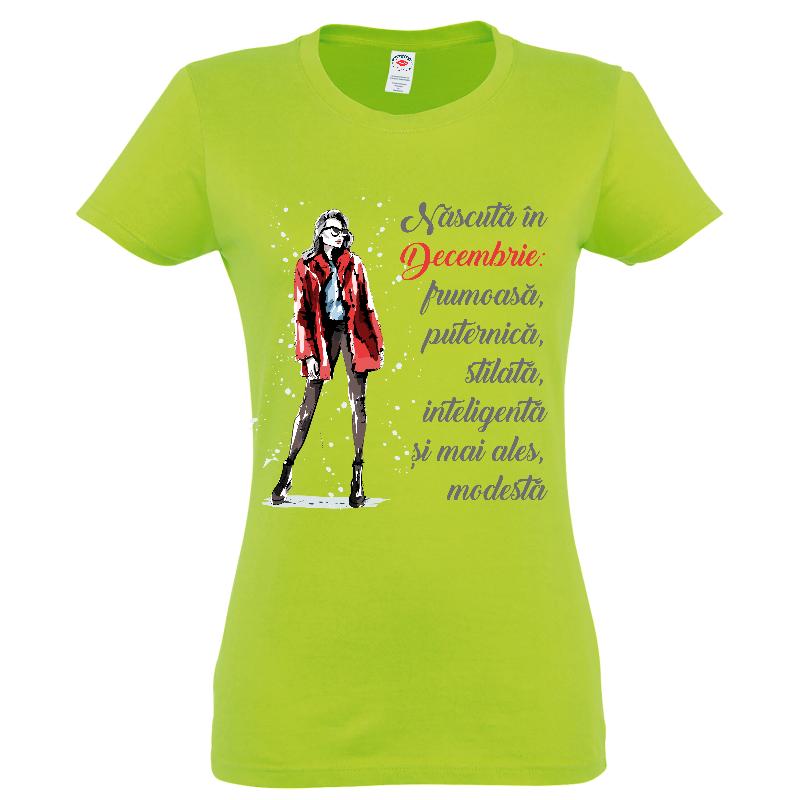 Tricou damă - Modestă în Decembrie