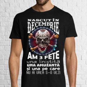 Tricou bărbat - 3 fețe din Decembrie