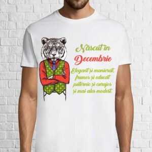 Tricou bărbat - Elegant în decembrie