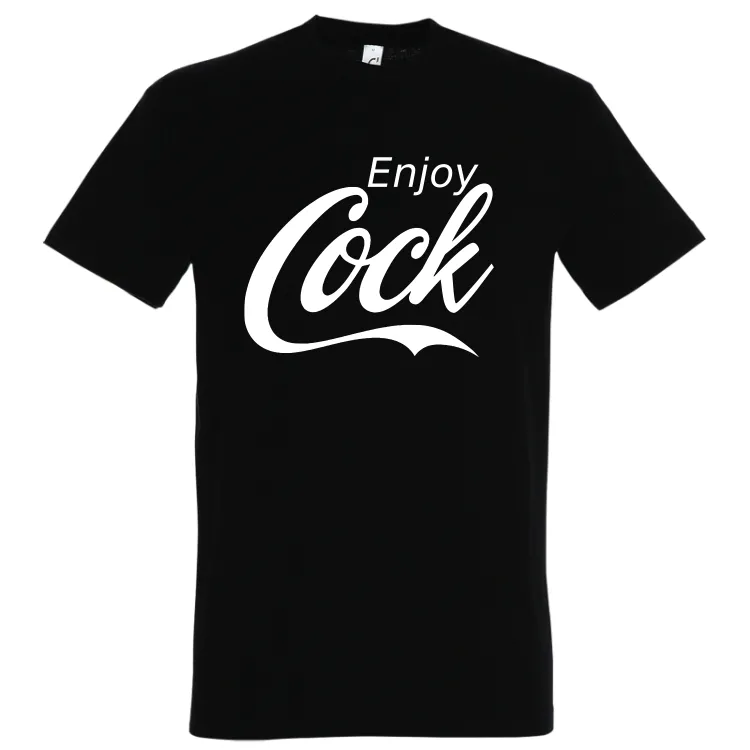Parcă era o reclamă cu mesajul de pe acest tricou de bărbat, dar nu mai știu sigur la ce era: Enjoy… Tricou bărbat - Enjoy
