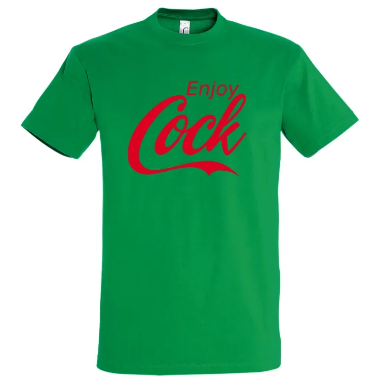 Parcă era o reclamă cu mesajul de pe acest tricou de bărbat, dar nu mai știu sigur la ce era: Enjoy… Tricou bărbat - Enjoy