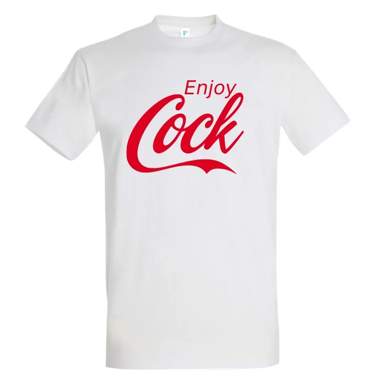 Parcă era o reclamă cu mesajul de pe acest tricou de bărbat, dar nu mai știu sigur la ce era: Enjoy… Tricou bărbat - Enjoy