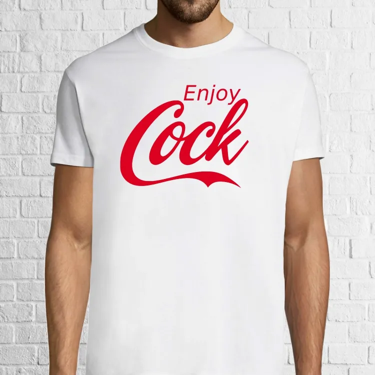 Parcă era o reclamă cu mesajul de pe acest tricou de bărbat, dar nu mai știu sigur la ce era: Enjoy… Tricou bărbat - Enjoy
