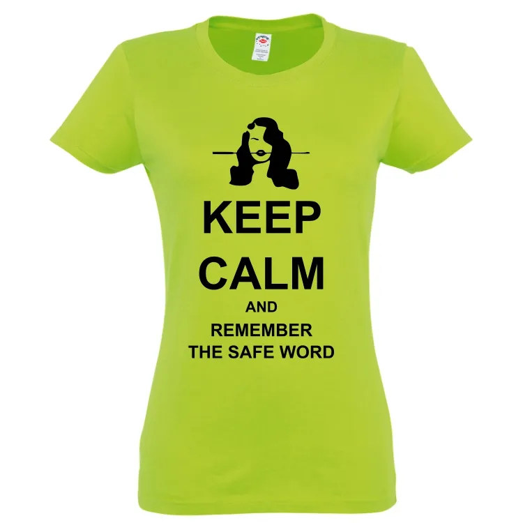 Tricou de dama - Safe Word