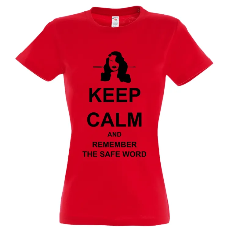 Tricou de dama - Safe Word