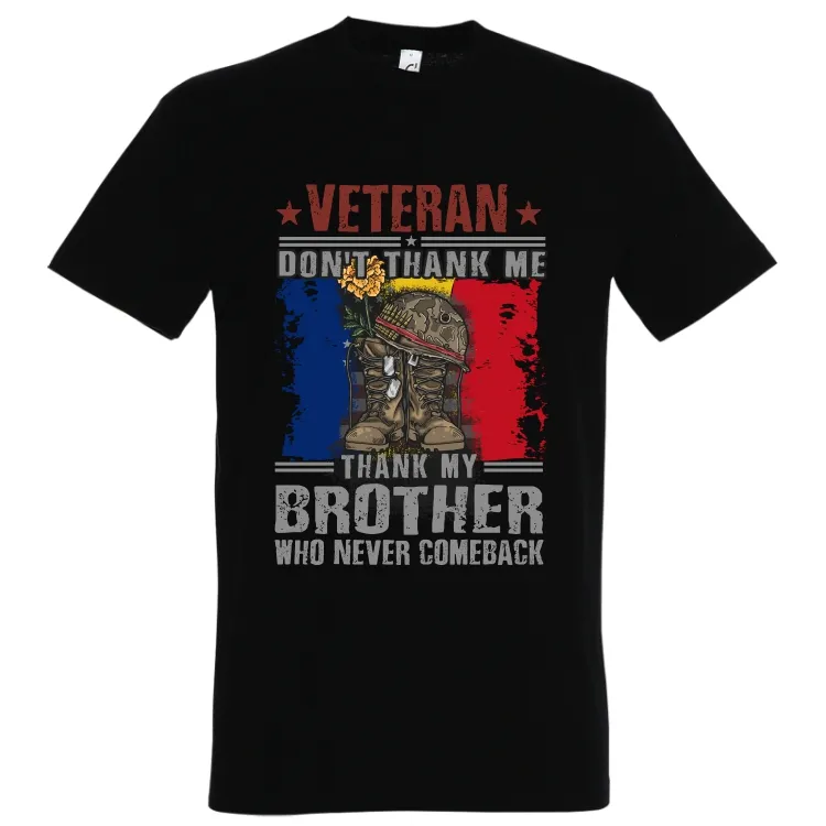Tricou bărbat - Thank my brother