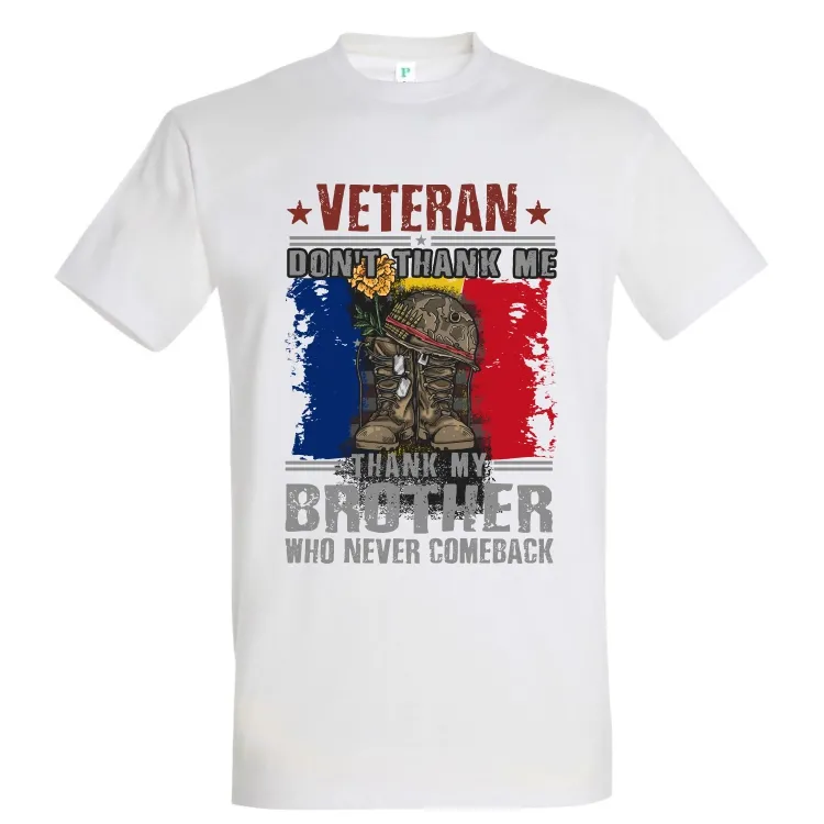 Tricou bărbat - Thank my brother