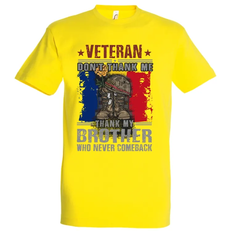 Tricou bărbat - Thank my brother