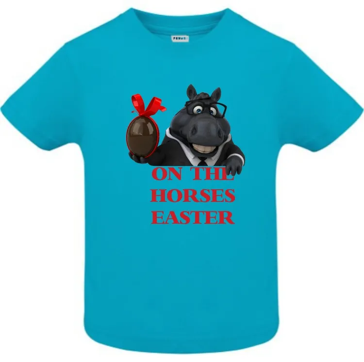 Defect profesional sau snobism, mulți combină româna cu engleza într-o așa numită romgleză, dar s-o joace și pe asta, cum traduci „la Paștele cailor” ? Tricou copil - La Paștele cailor