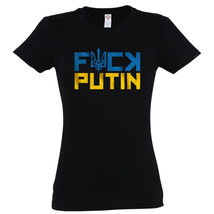 Ai un mesaj pentru Putin? Te ajutăm să i-l transmiți Tricou damă - „Hello” Putin