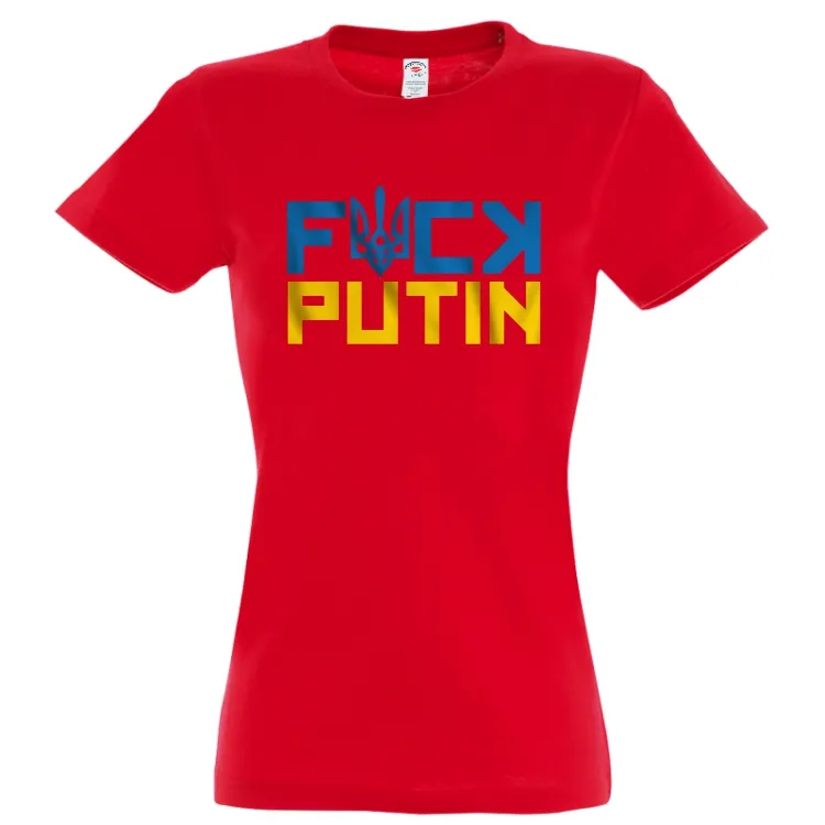 Ai un mesaj pentru Putin? Te ajutăm să i-l transmiți Tricou damă - „Hello” Putin